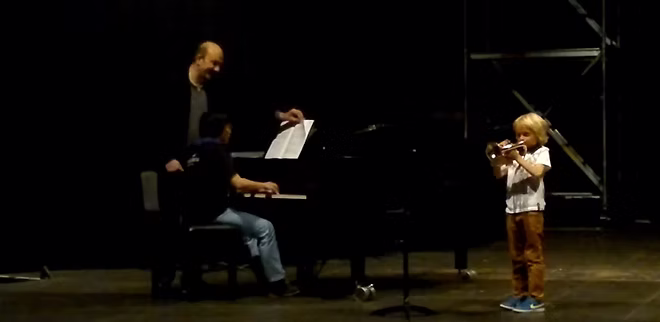 Première prestation de trompette conservatoire Olivier Messiaen